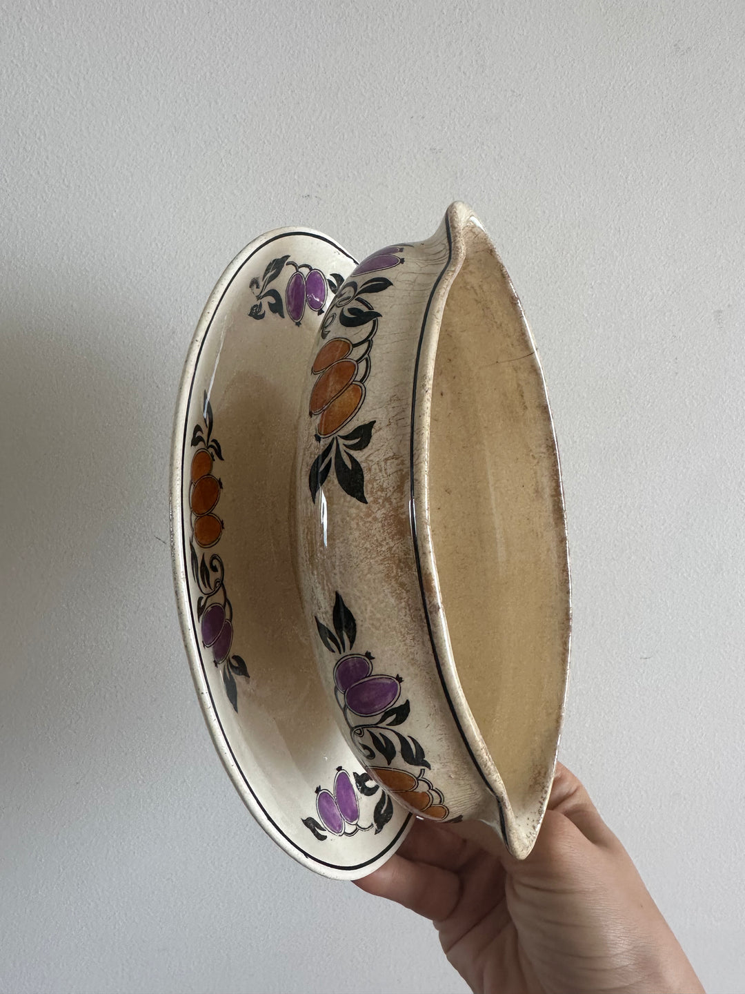 Ravier en porcelaine de Longchamp Modèle Dieppe