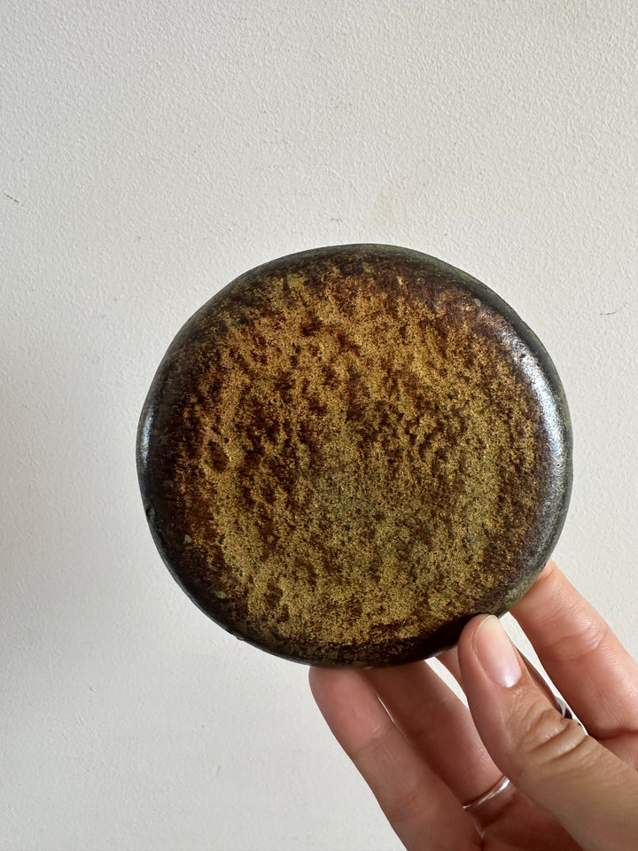 Dessous de bouteille florentin vert et orange