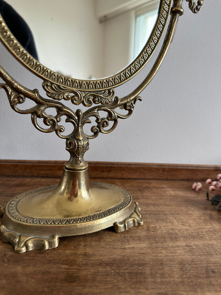 Miroir psyché en bronze