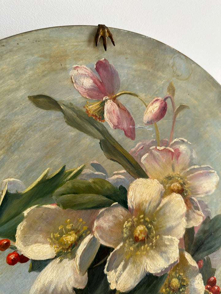 Assiettes décoratives signées 1913