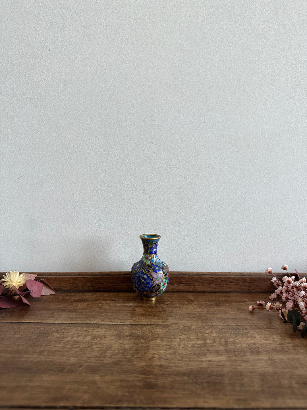 Vase en bronze cloisonné