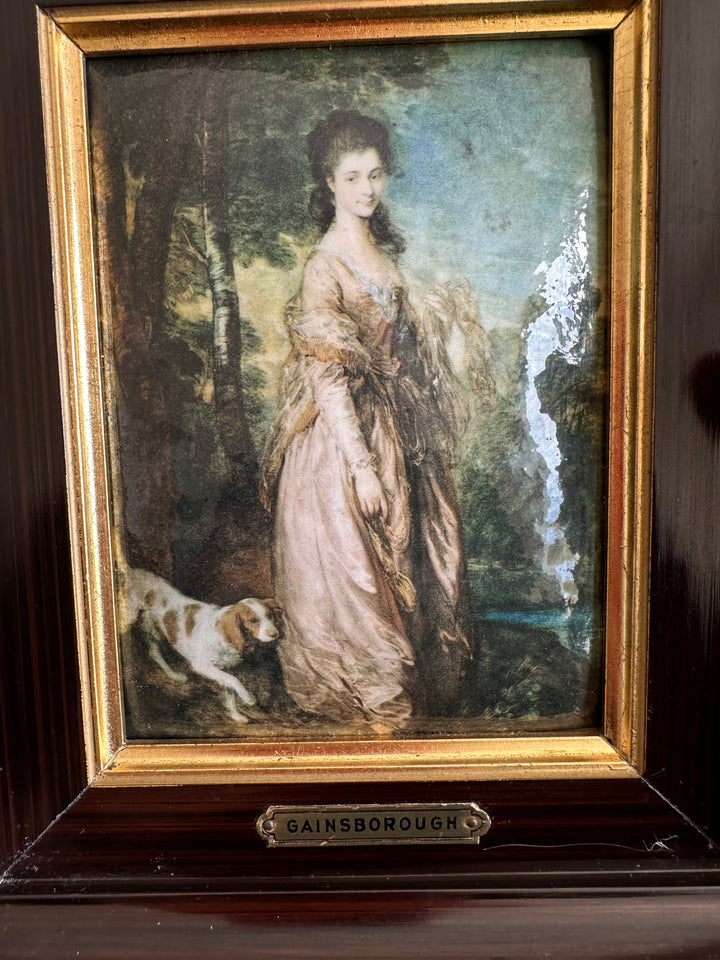 Plaque émaillée encadrée