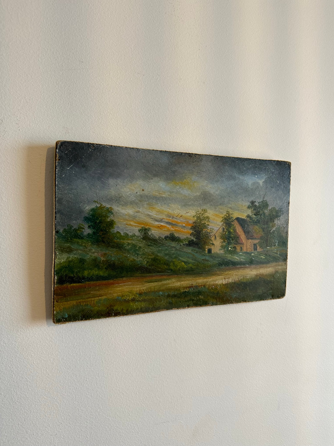 Peintures paysages de campagne fin 19ème