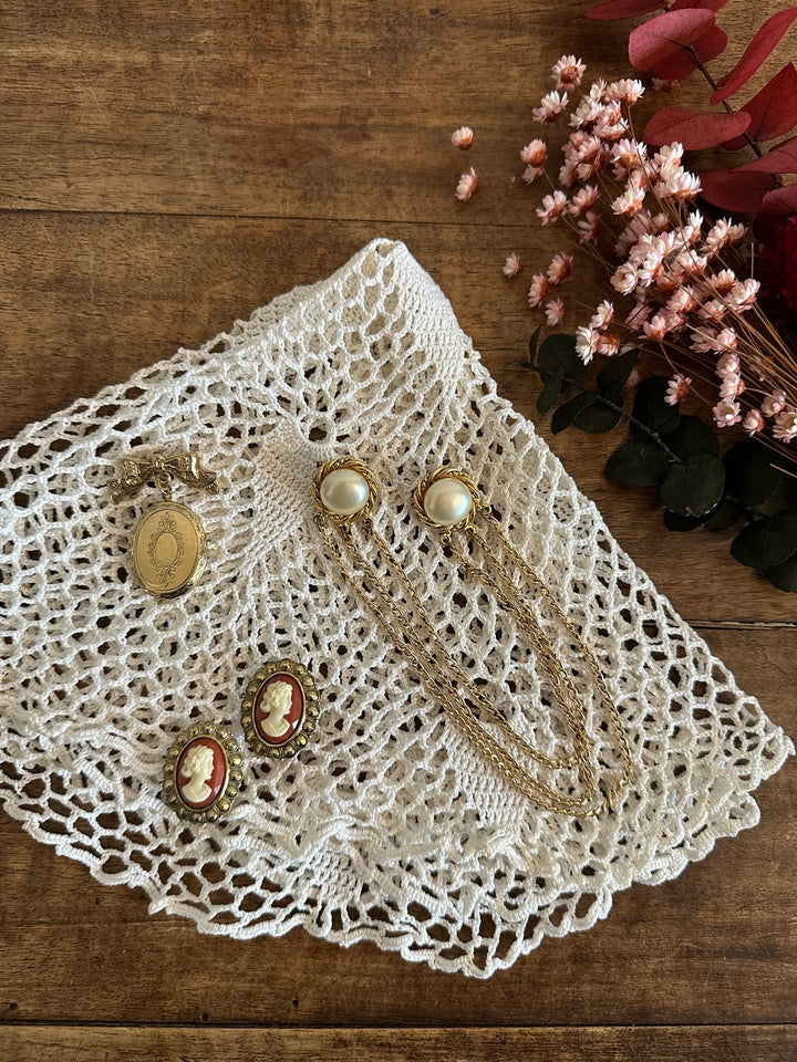 Bijoux broches et boucles fantaisie