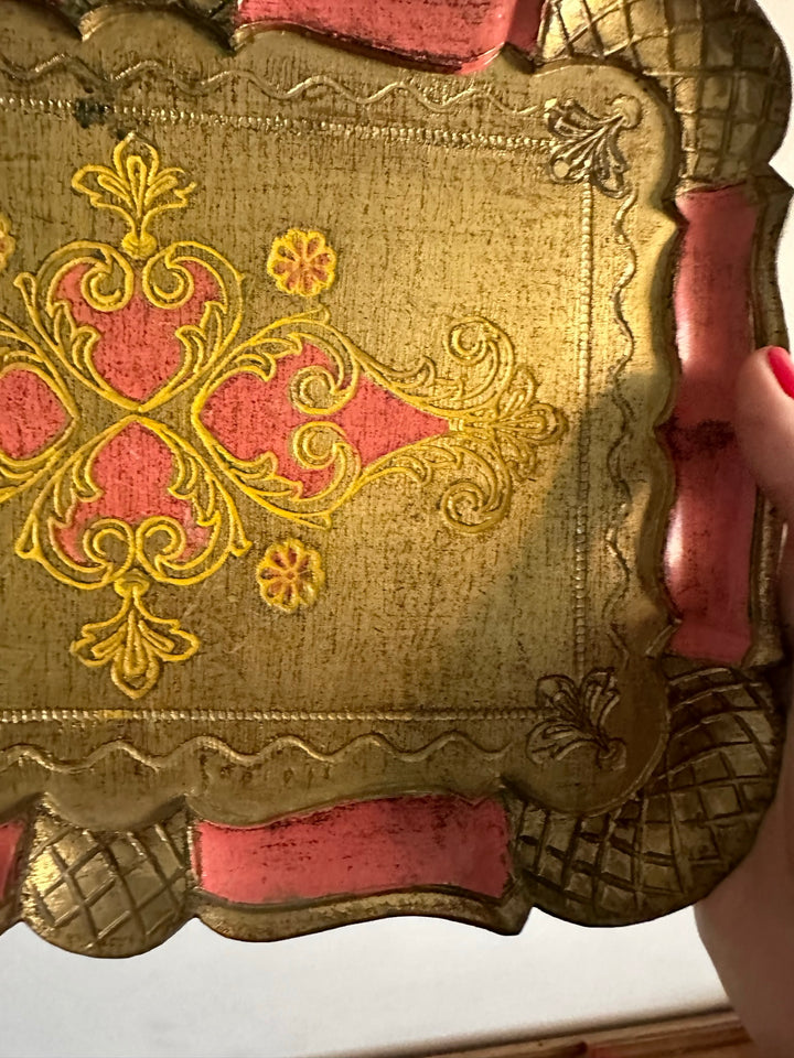 Plateaux florentins en résine taille S