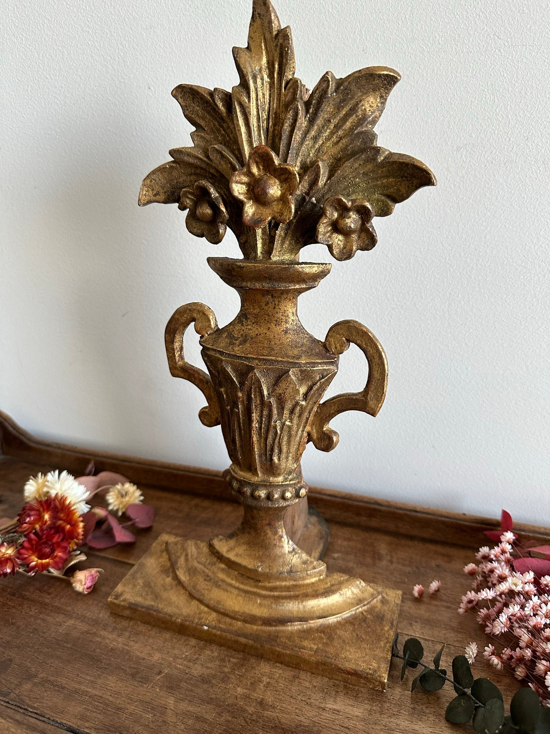 Décoration en bois doré milieu 18ème, début 19eme