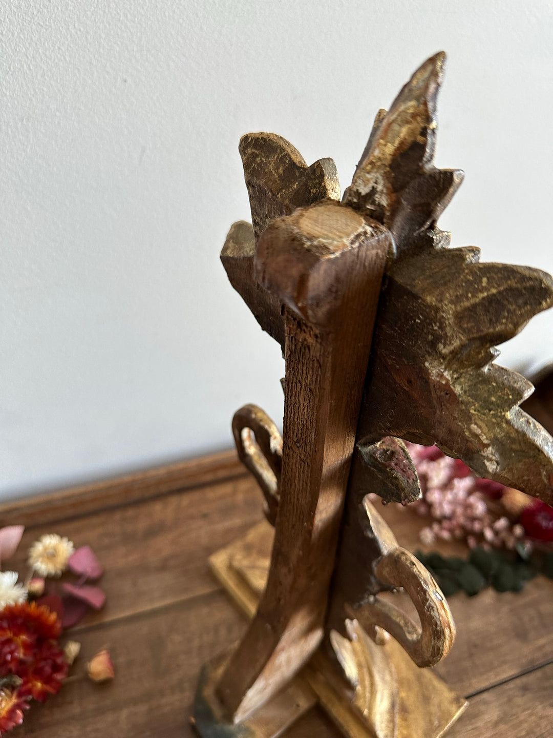 Décoration en bois doré milieu 18ème, début 19eme