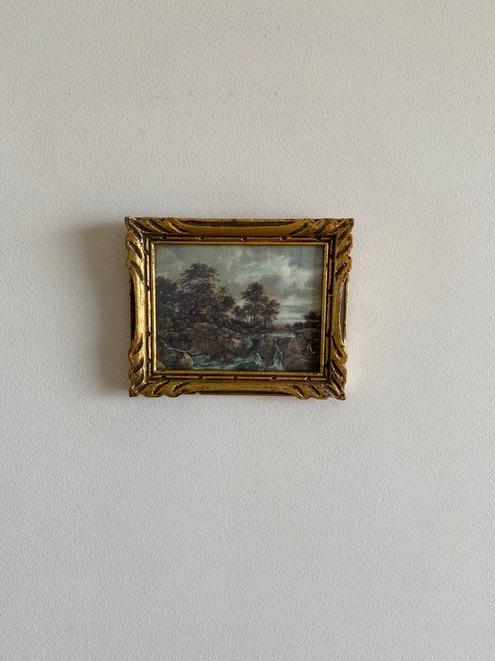 Impression sur tissu Ruisdael cadre doré