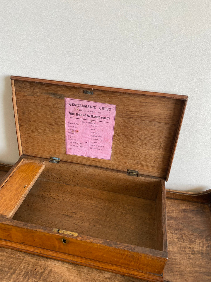 Caisse à outils Anglaise début XX ème