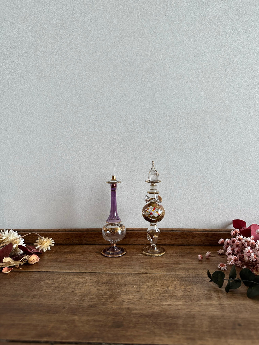 Fioles à parfum égyptiennes vintage