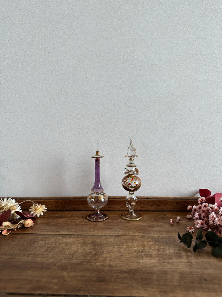 Fioles à parfum égyptiennes vintage