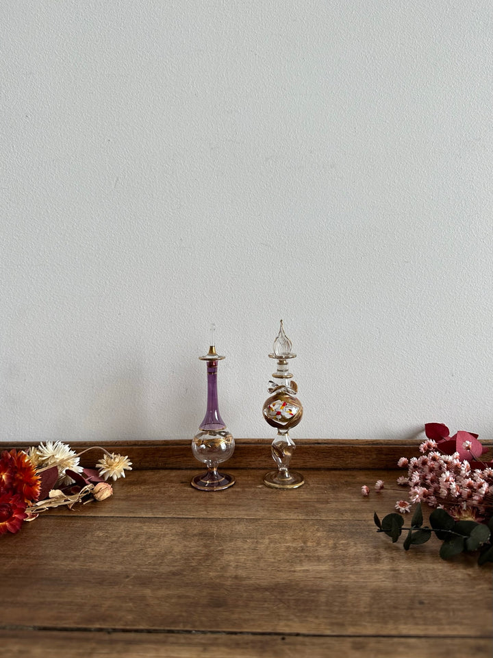 Fioles à parfum égyptiennes vintage