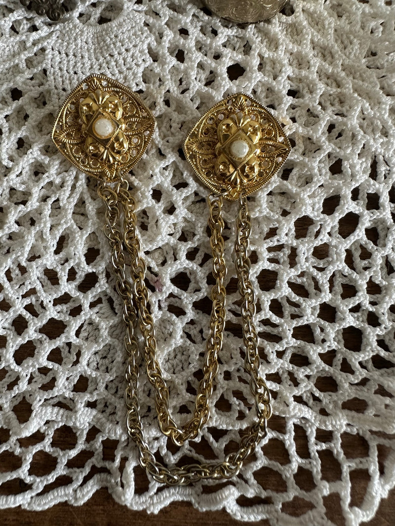 Bijoux fantaisie vintage dorés