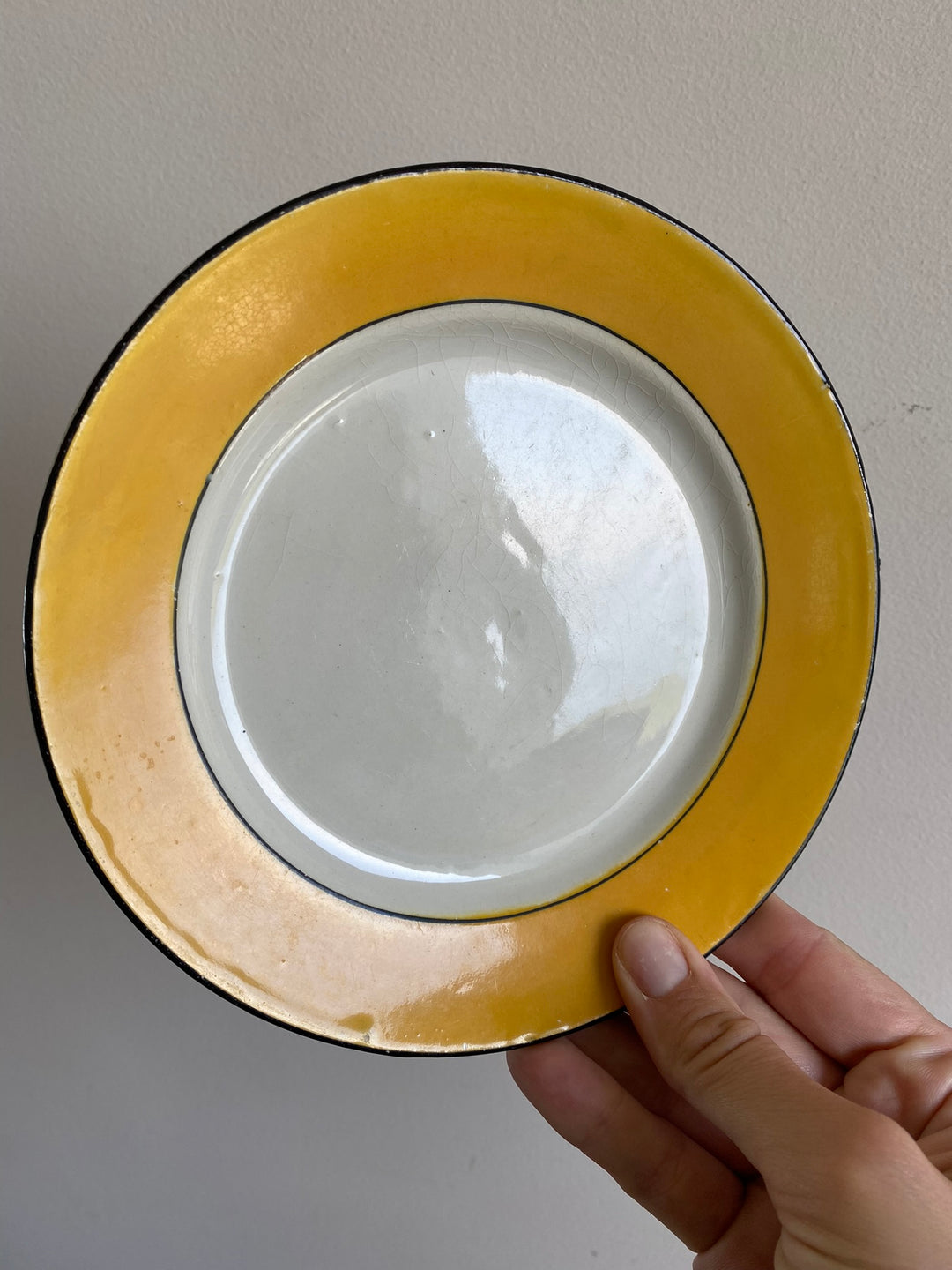 Assiettes à dessert Porcelaine Opaque Luneville début XXème fin XIXème