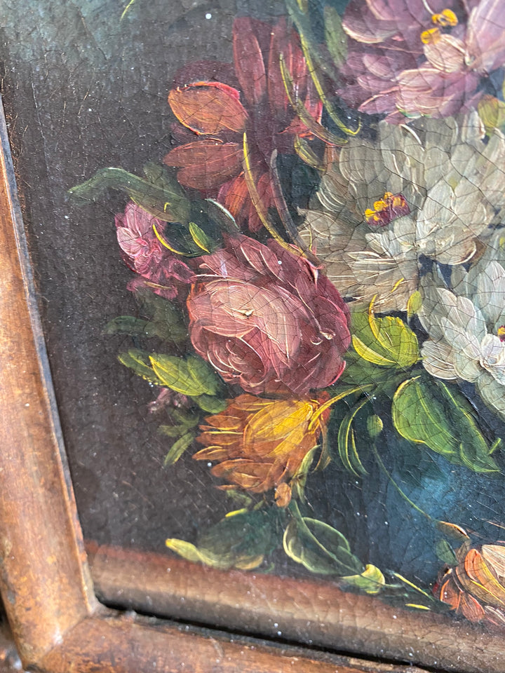 Peinture signée Campanini dans son cadre baroque