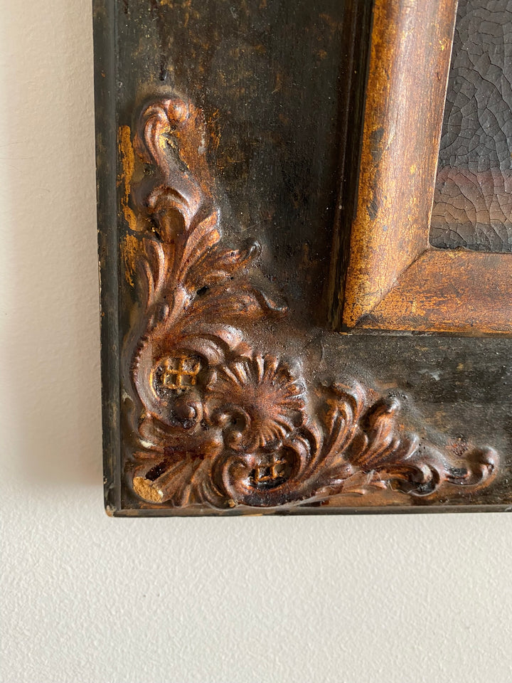 Peinture signée Campanini dans son cadre baroque