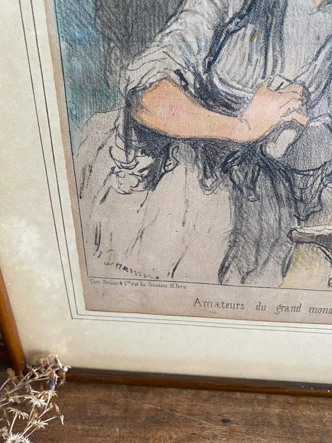 Croquis musicaux amateurs de grand monde Impression encadrée