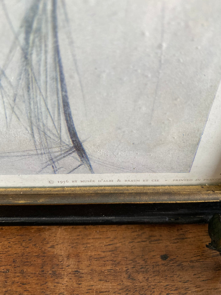 Impression encadrée de La Goulue par Toulouse-Lautrec
