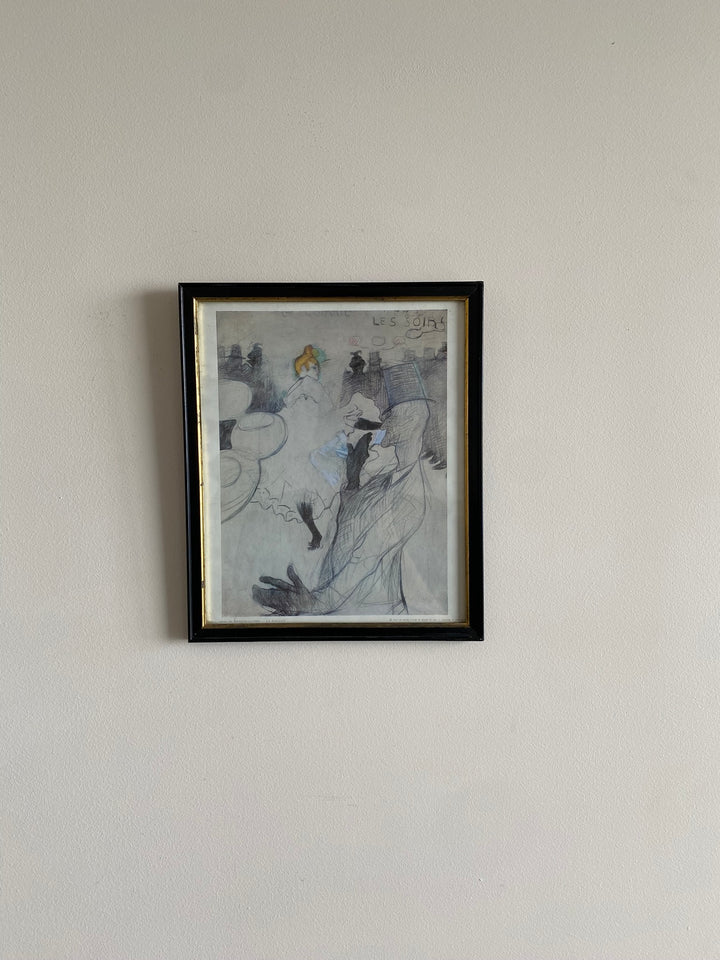 Impression encadrée de La Goulue par Toulouse-Lautrec