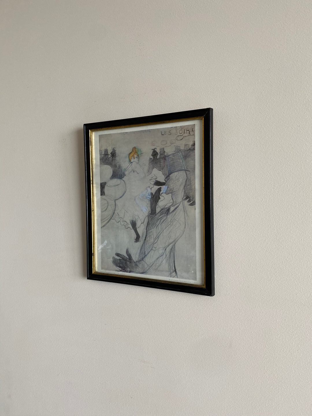 Impression encadrée de La Goulue par Toulouse-Lautrec