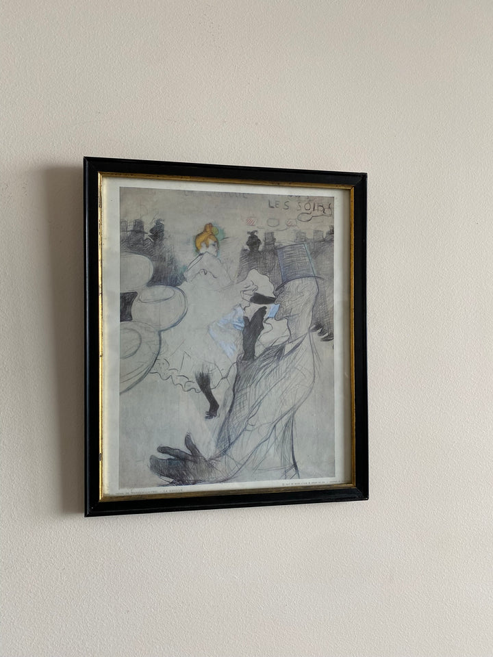 Impression encadrée de La Goulue par Toulouse-Lautrec