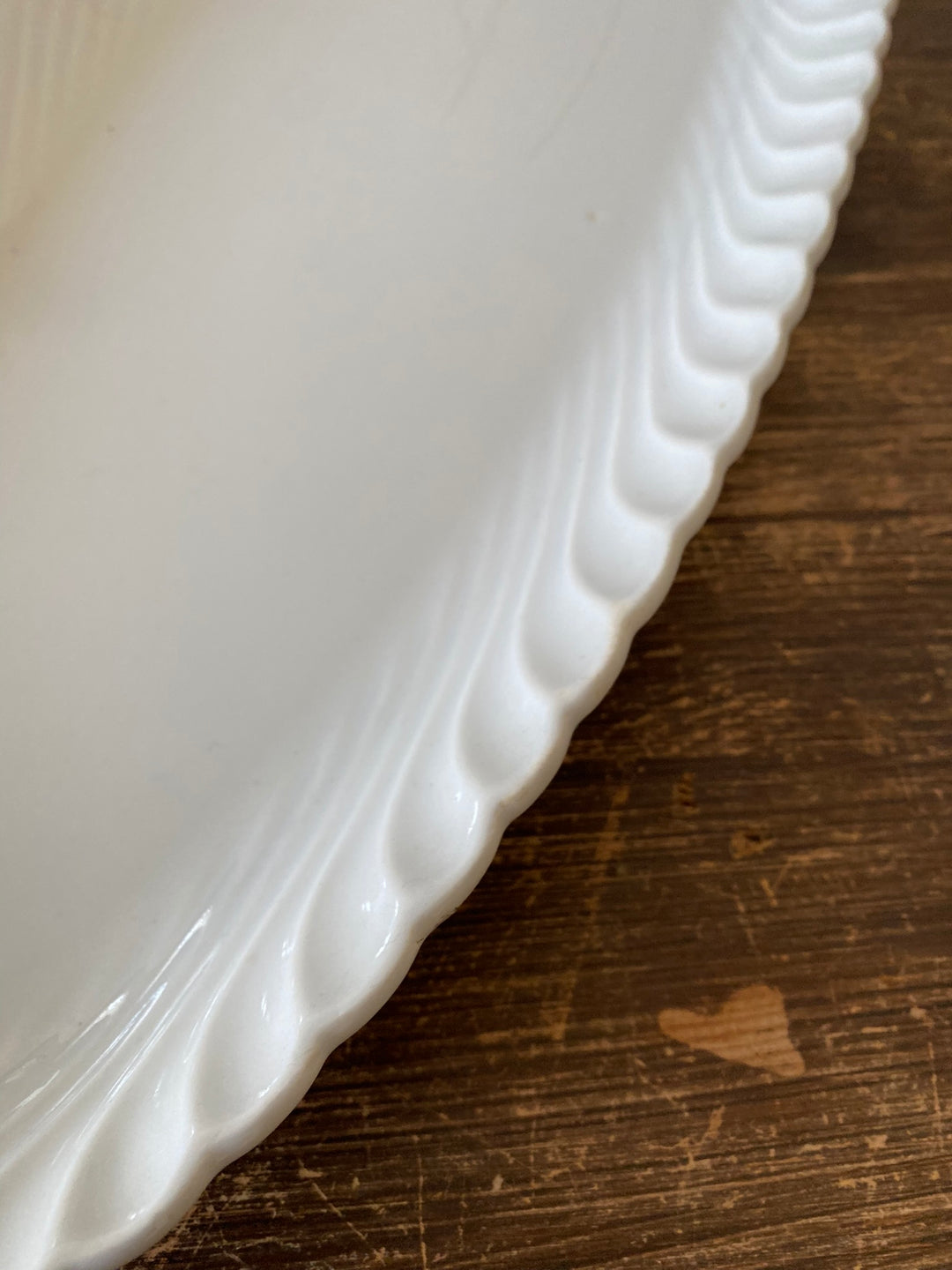 Plat de service en faience Luneveille