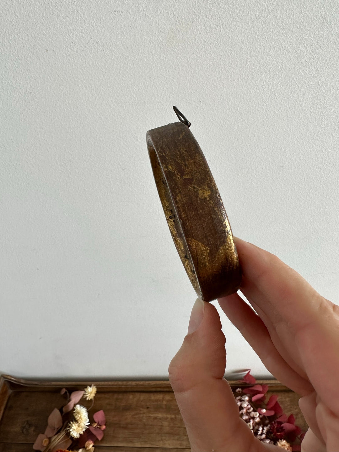 Médaillon Botticelli "Magnificat" cadre en bois doré