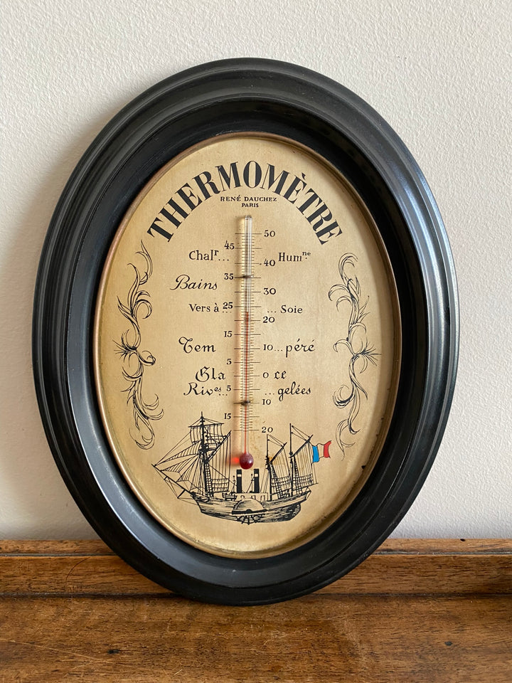 Thermomètre vintage René Dauchez Paris