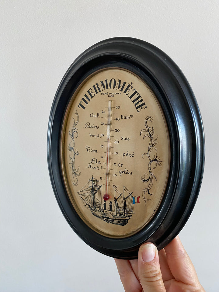 Thermomètre vintage René Dauchez Paris