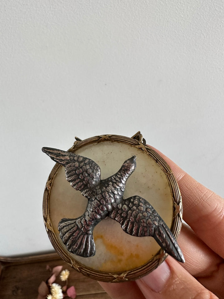 Ornement époque Napoléon III mésange