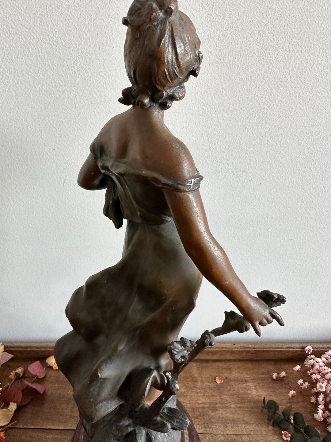 Statue en régule signée Auguste Moreau 1917 - Retour des champs
