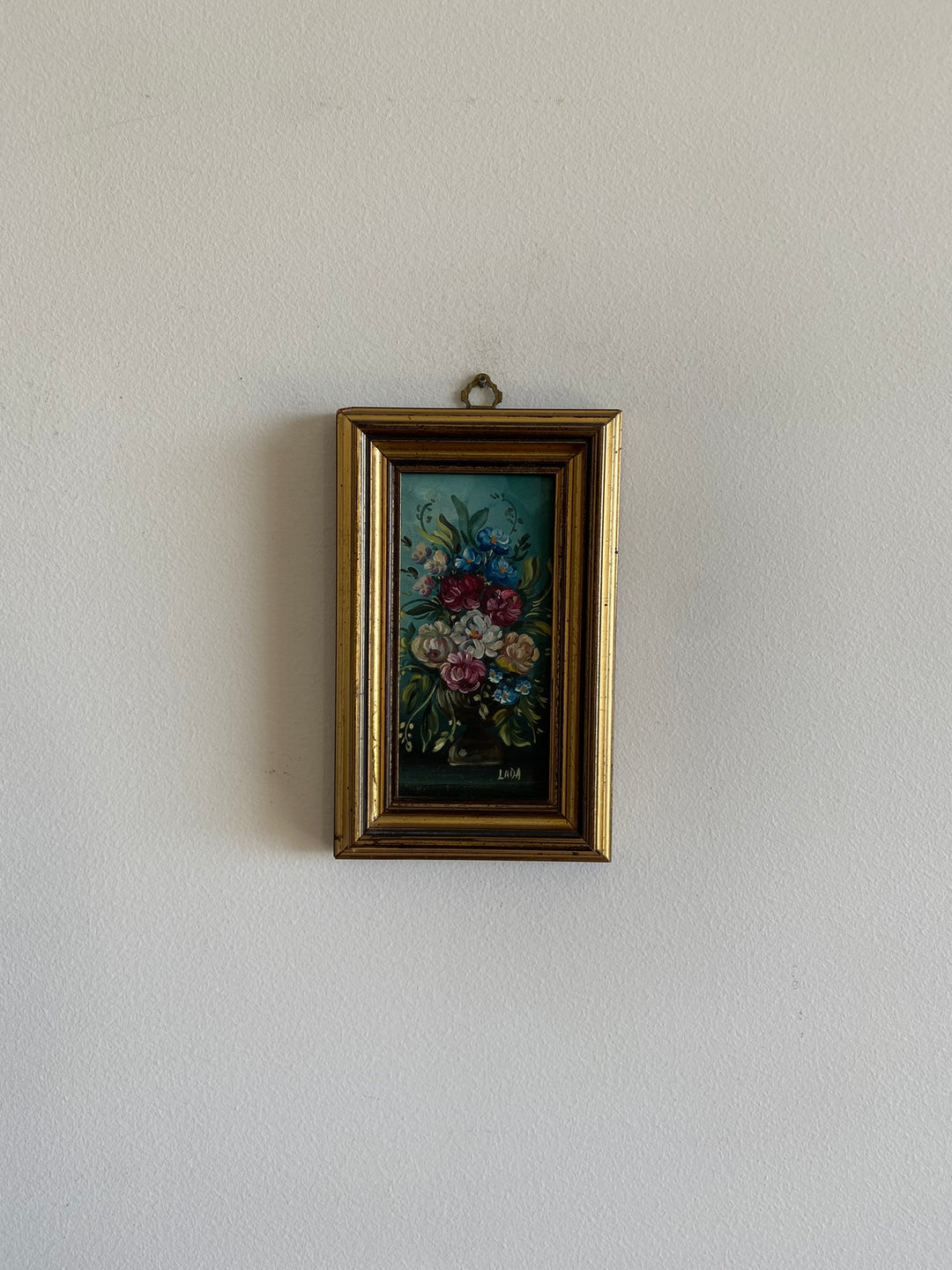 Peintures à l'huile signées miniatures