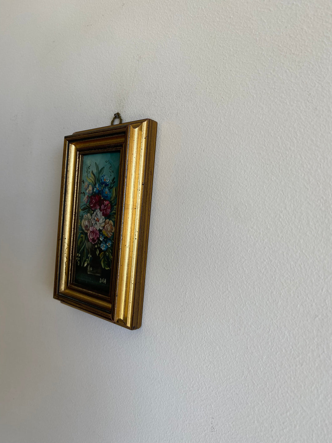 Peintures à l'huile signées miniatures