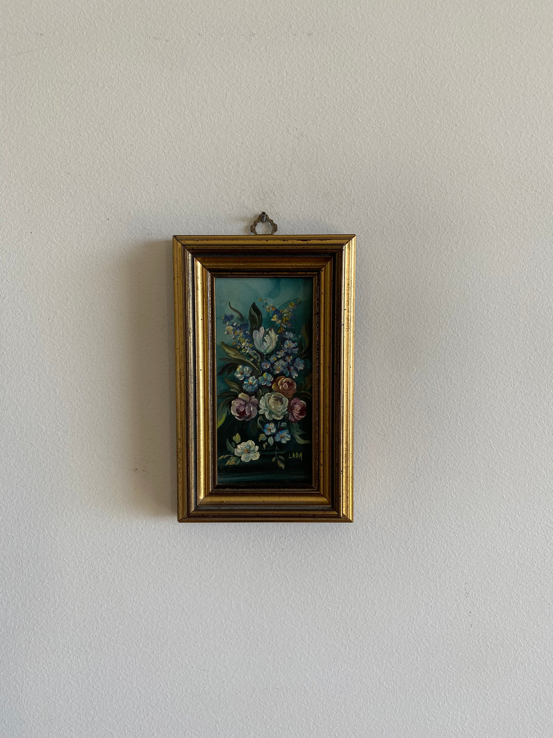 Peintures à l'huile signées miniatures