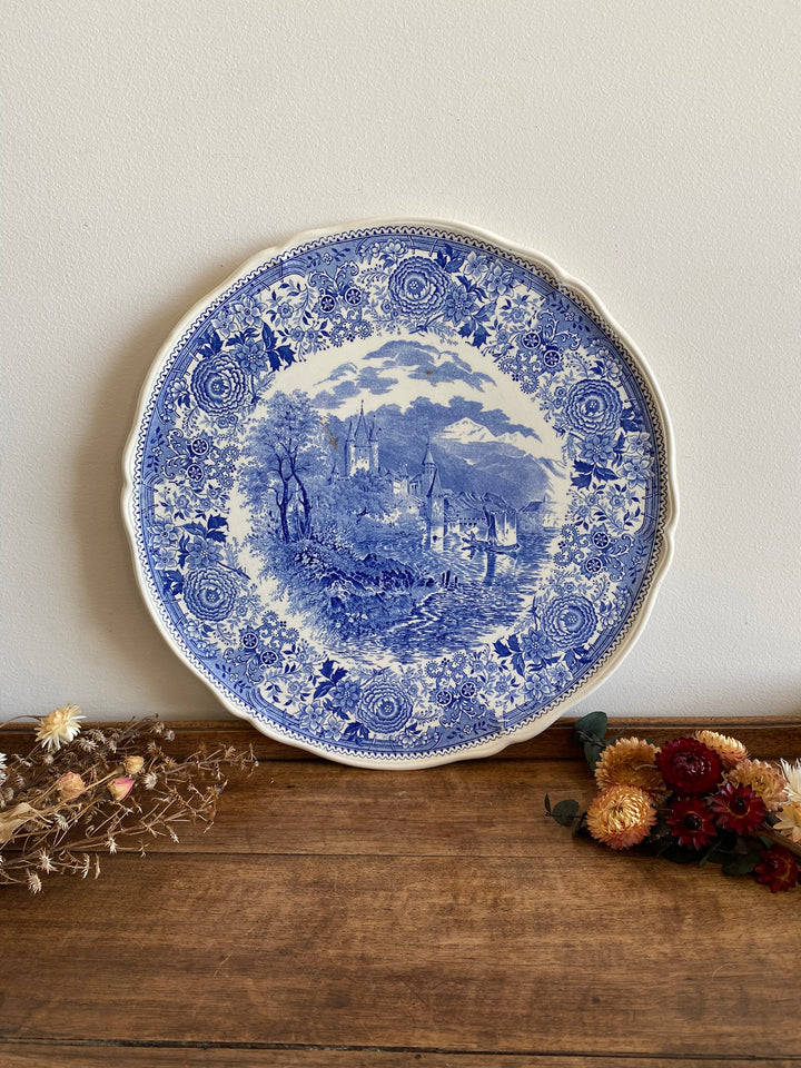 Assiette de service Villeroy et Boch Burgenland bleus