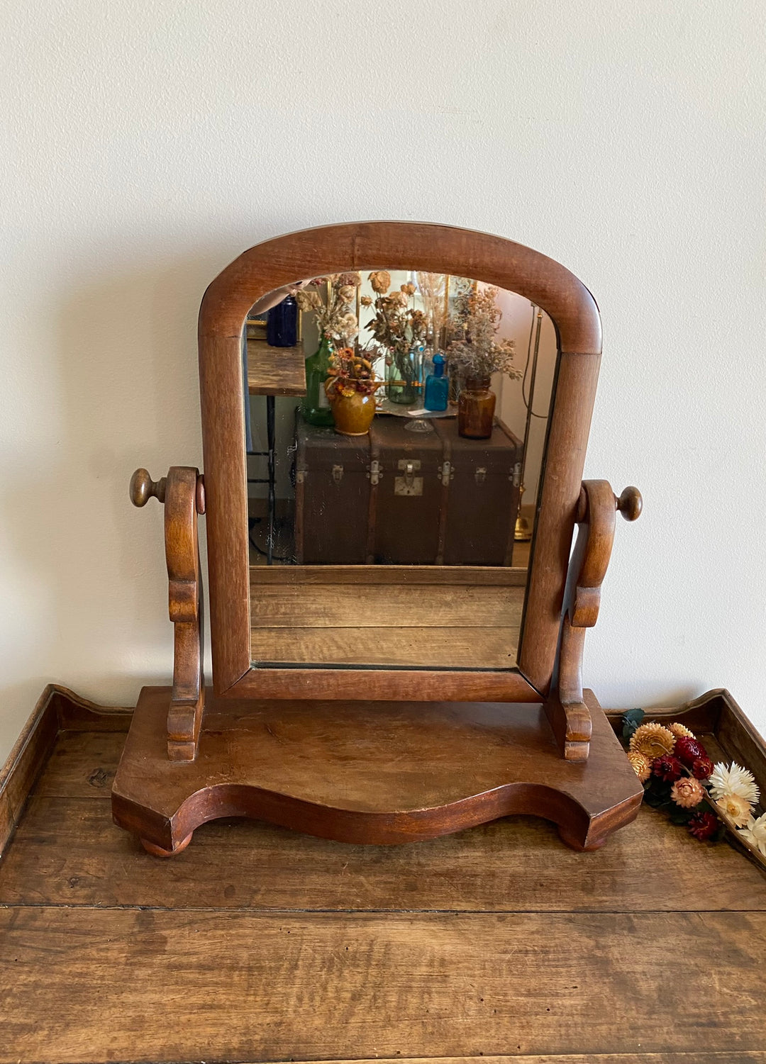 Miroir balançoire style Victorien années 1920-1930