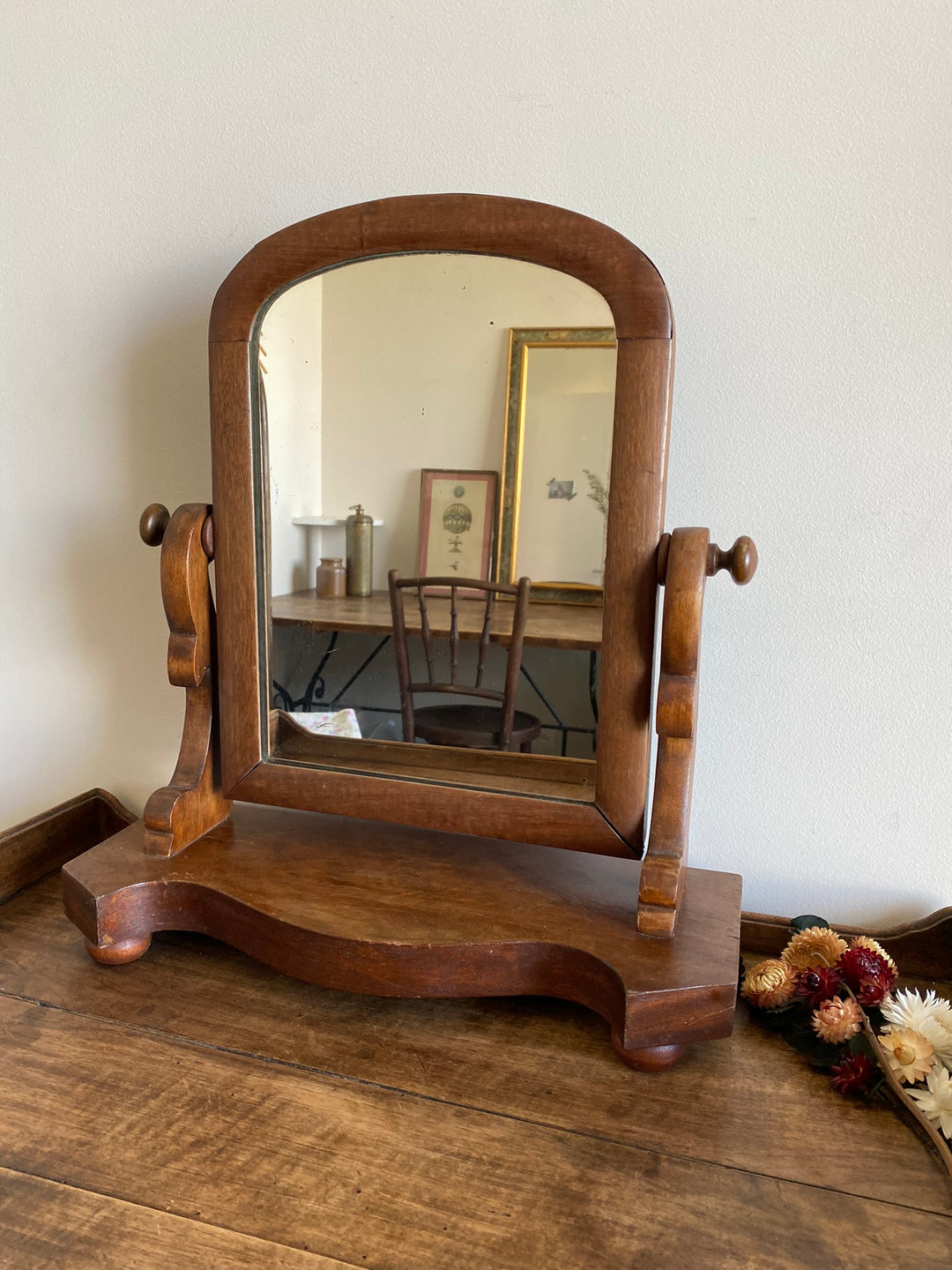 Miroir balançoire style Victorien années 1920-1930