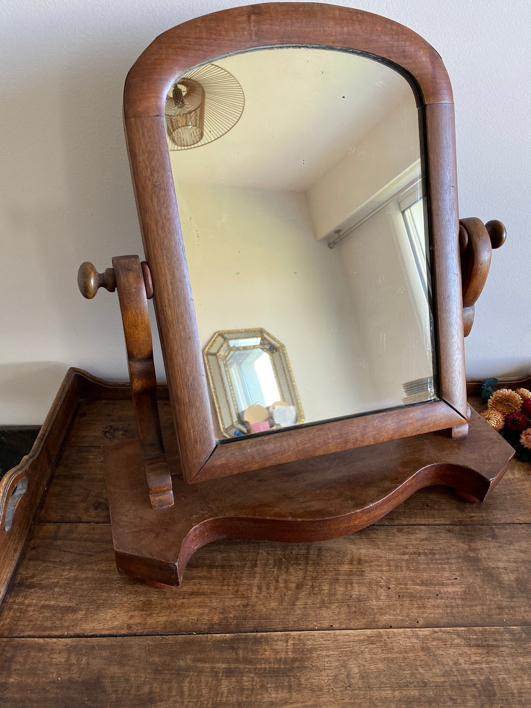 Miroir balançoire style Victorien années 1920-1930