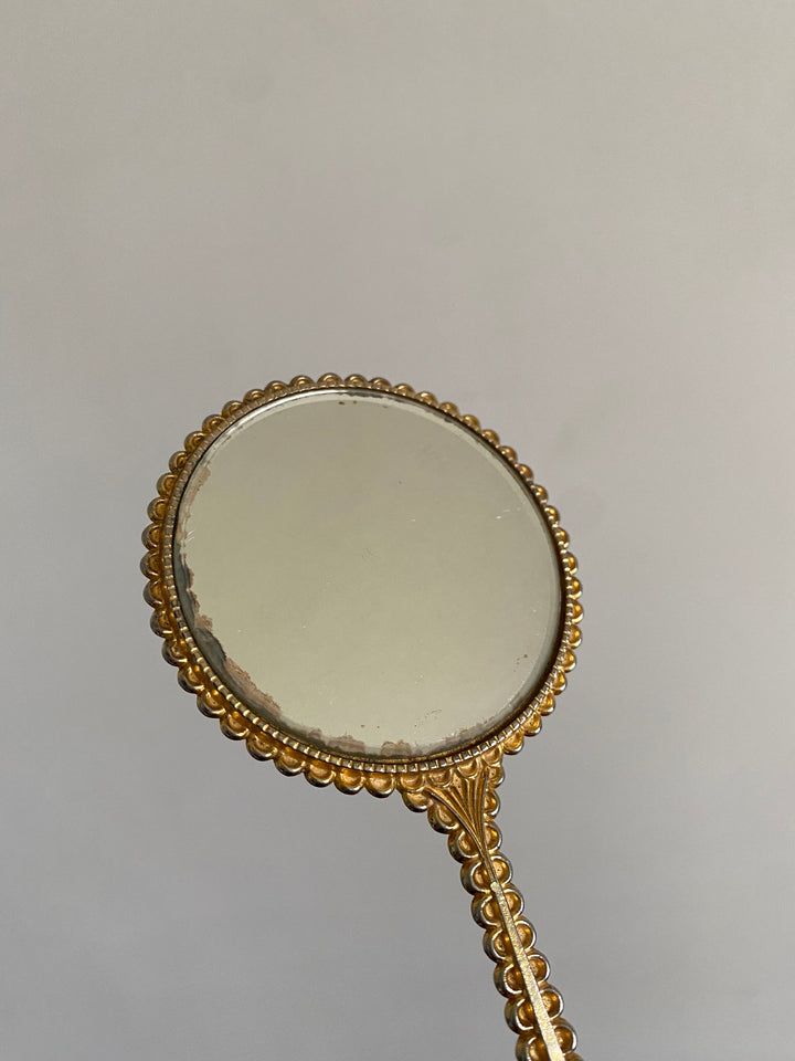 Miroirs à main miniatures en porcelaine