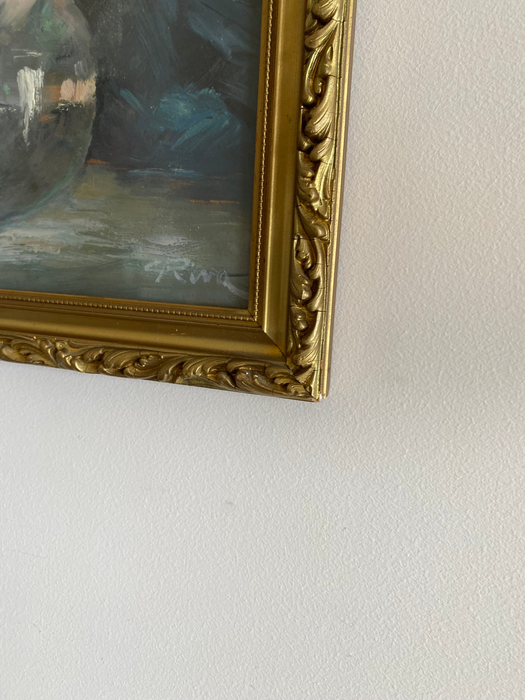 Peinture à huile début XXème.