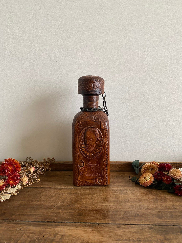 Bouteille de bar made in Spain cuir