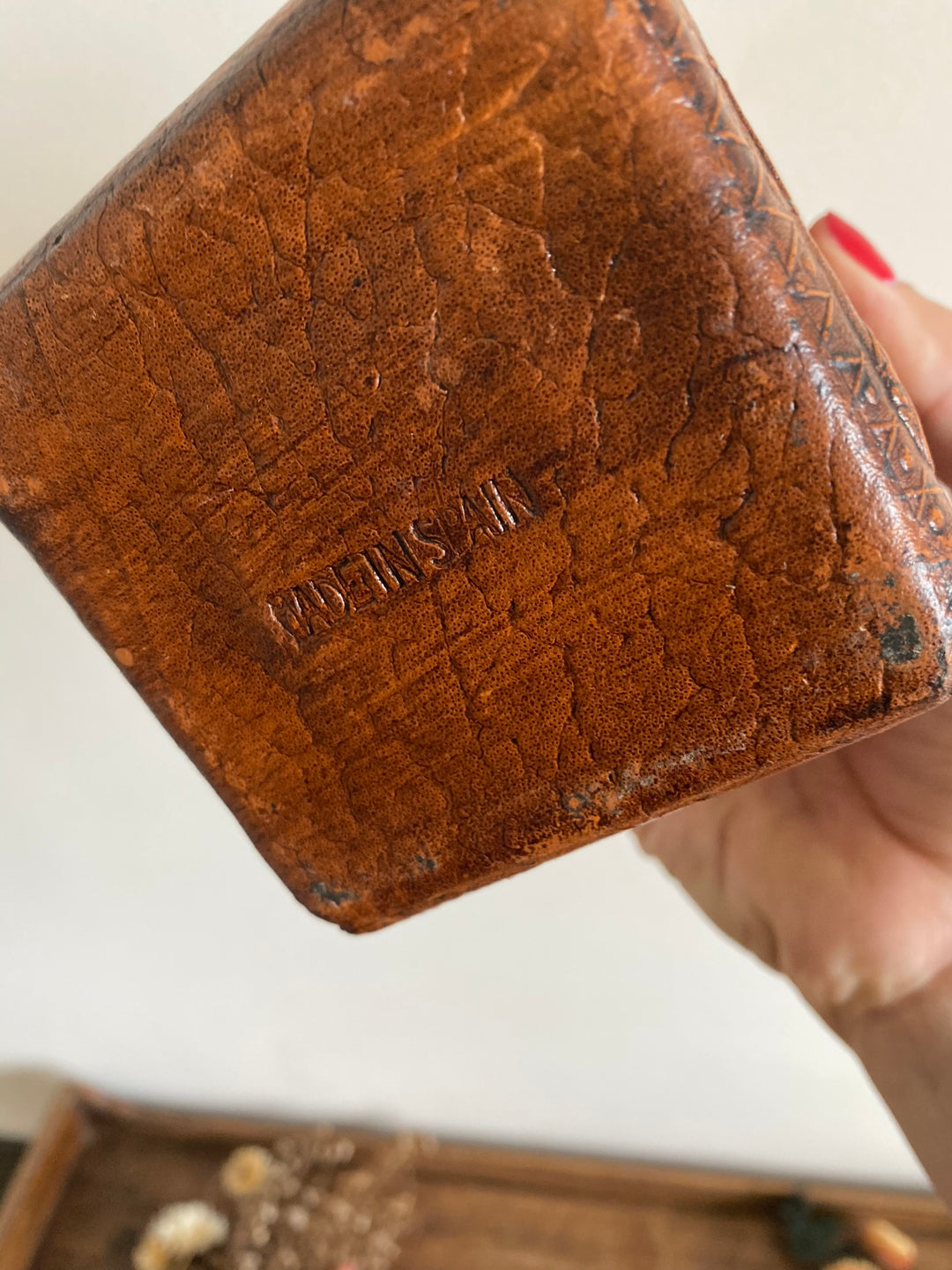 Bouteille de bar made in Spain cuir