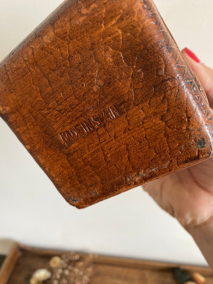 Bouteille de bar made in Spain cuir