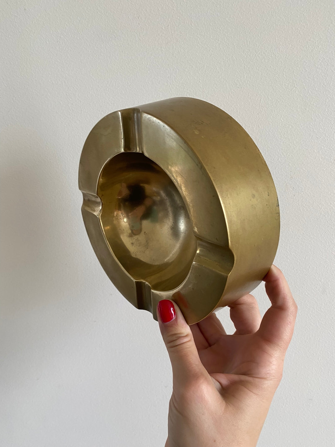 Cendrier en bronze doré