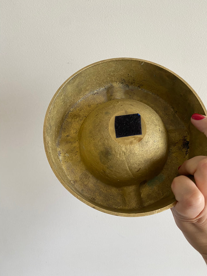 Cendrier en bronze doré