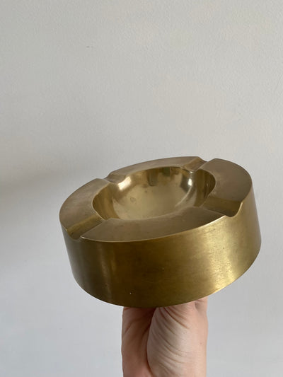 Cendrier en bronze doré