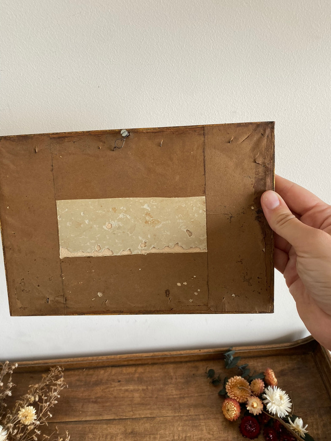 Peinture Oeillets à l'aquarelle signée estimation début XXème
