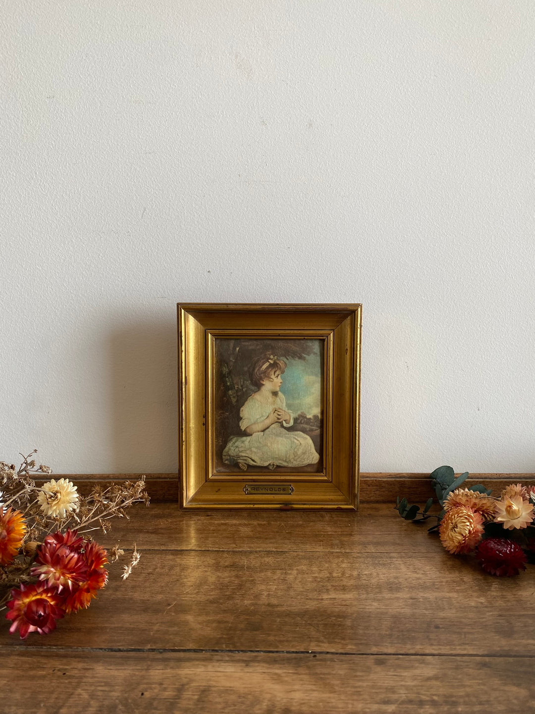L'âge de l'innocence plaque HELCA martelé à la main par Reynolds