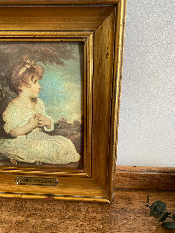 L'âge de l'innocence plaque HELCA martelé à la main par Reynolds