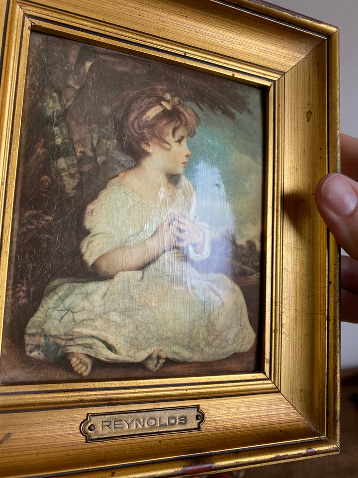 L'âge de l'innocence plaque HELCA martelé à la main par Reynolds